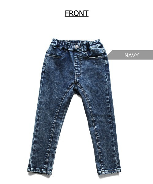 L.COPECK（エルコペック）の「加工ハイブリッドデニムパンツ（デニムパンツ・キッズ・ブルー/ネイビー/ブルー系・130cm/120cm/110cm/140cm/100cm）」の19枚目の写真