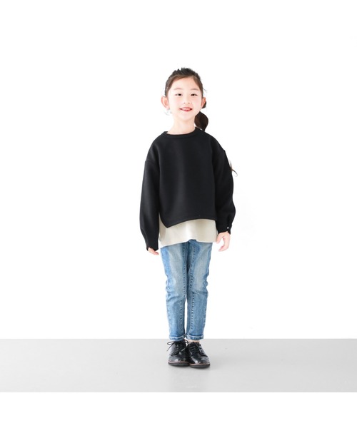 L.COPECK（エルコペック）の「加工ハイブリッドデニムパンツ（デニムパンツ・キッズ・ブルー/ネイビー/ブルー系・130cm/120cm/110cm/140cm/100cm）」の7枚目の写真