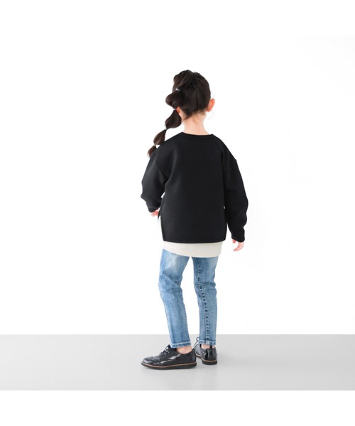 L.COPECK（エルコペック）の「加工ハイブリッドデニムパンツ（デニムパンツ・キッズ・ブルー/ネイビー/ブルー系・130cm/120cm/110cm/140cm/100cm）」の11枚目の写真