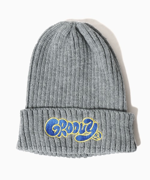 GROOVY COLORS（グルービーカラーズ）の「GROOVY COLORS/グルービーカラーズ ニットキャップ（ニットキャップ/ビーニー・キッズ・グレー/ブルー/ブラック・L/M）」の2枚目の写真