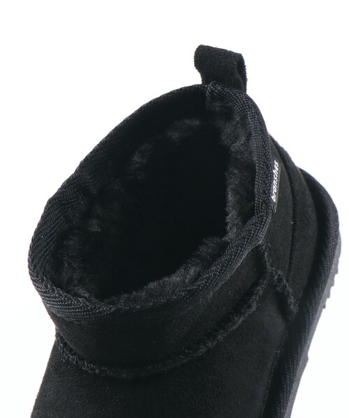 BRANSHES（ブランシェス）の「フェイクムートンショートブーツ（ブーツ・キッズ・ブラック/ベージュ・16.0cm/18.0cm/17.0cm/20.0cm/19.0cm）」の14枚目の写真