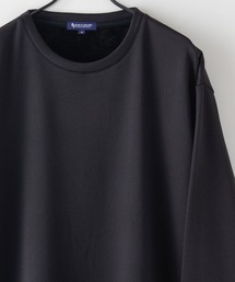 【BLUE STANDARD/ブルースタンダード】 ダンボール 裏シャギーフェイクレイヤード クルーネック