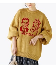 ポニー BIGジャガードニット