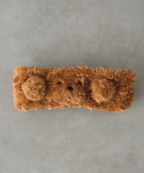 BIRTHDAY BAR(バースデイバー)の「monmon ヘアバンド(ルームウェア/パジャマ・レディース・アイボリー/ブラウン・フリー)」の8枚目の写真