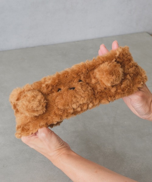 BIRTHDAY BAR(バースデイバー)の「monmon ヘアバンド(ルームウェア/パジャマ・レディース・アイボリー/ブラウン・フリー)」の9枚目の写真