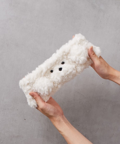 BIRTHDAY BAR(バースデイバー)の「monmon ヘアバンド(ルームウェア/パジャマ・レディース・アイボリー/ブラウン・フリー)」の3枚目の写真