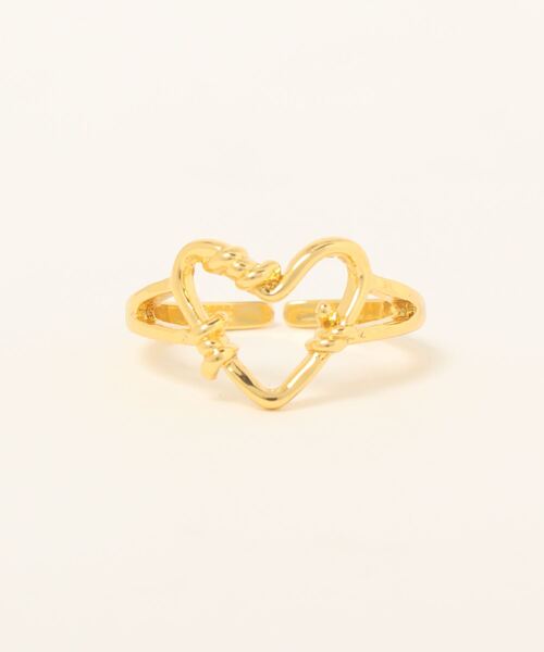 Anthe（アンテ）の「【Anthe】ハートデコリング（リング・レディース・シルバー/ゴールド・FREE）」の4枚目の写真