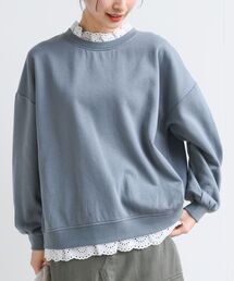 rps | 裏起毛レース付きプルオーバー(スウェット)