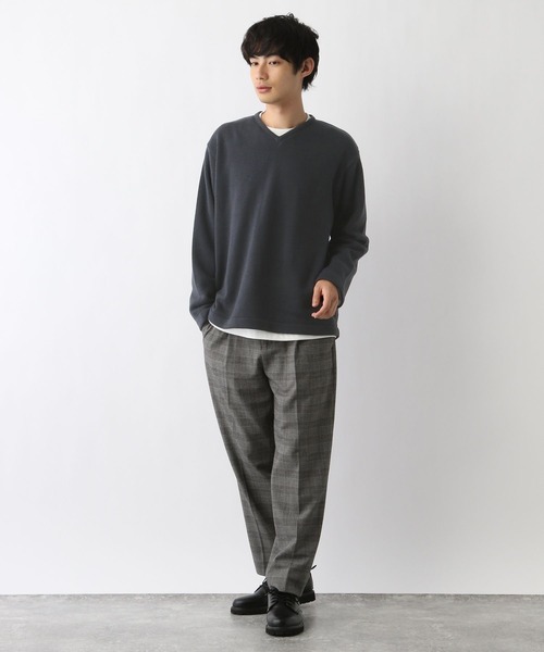 GLOBAL WORK(グローバルワーク)の「あったかインナーSET/Vネック/963112(Tシャツ/カットソー・メンズ・チャコールグレー/ライトブルー/ライトグレー/ベージュ・SMALL/LARGE/MEDIUM/X-LARGE)」の19枚目の写真