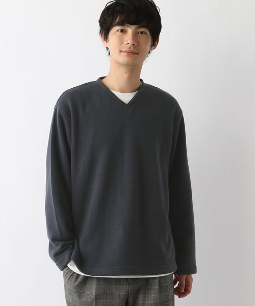 GLOBAL WORK(グローバルワーク)の「あったかインナーSET/Vネック/963112(Tシャツ/カットソー・メンズ・チャコールグレー/ライトブルー/ライトグレー/ベージュ・SMALL/LARGE/MEDIUM/X-LARGE)」の10枚目の写真