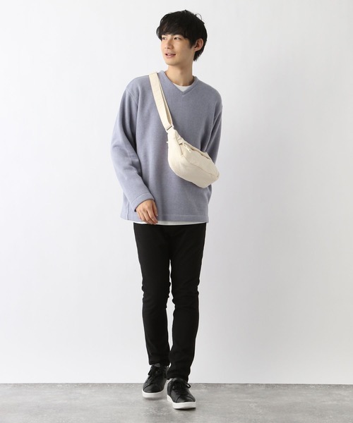 GLOBAL WORK(グローバルワーク)の「あったかインナーSET/Vネック/963112(Tシャツ/カットソー・メンズ・チャコールグレー/ライトブルー/ライトグレー/ベージュ・SMALL/LARGE/MEDIUM/X-LARGE)」の11枚目の写真