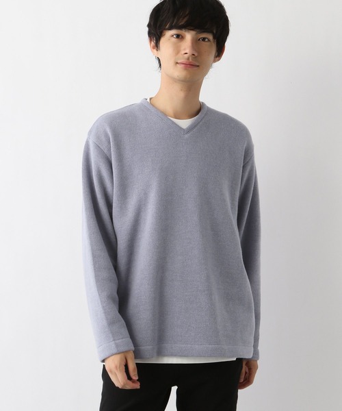 GLOBAL WORK(グローバルワーク)の「あったかインナーSET/Vネック/963112(Tシャツ/カットソー・メンズ・チャコールグレー/ライトブルー/ライトグレー/ベージュ・SMALL/LARGE/MEDIUM/X-LARGE)」の7枚目の写真