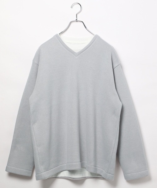 GLOBAL WORK(グローバルワーク)の「あったかインナーSET/Vネック/963112(Tシャツ/カットソー・メンズ・チャコールグレー/ライトブルー/ライトグレー/ベージュ・SMALL/LARGE/MEDIUM/X-LARGE)」の8枚目の写真