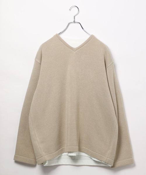 GLOBAL WORK(グローバルワーク)の「あったかインナーSET/Vネック/963112(Tシャツ/カットソー・メンズ・チャコールグレー/ライトブルー/ライトグレー/ベージュ・SMALL/LARGE/MEDIUM/X-LARGE)」の9枚目の写真