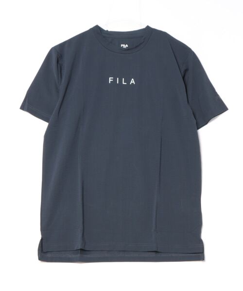 FILA(フィラ)の「FILA/フィラ S/S Tシャツ(Tシャツ/カットソー・メンズ・ネイビー/ブラック/サックスブルー/グリーン・LL/L/M)」の3枚目の写真