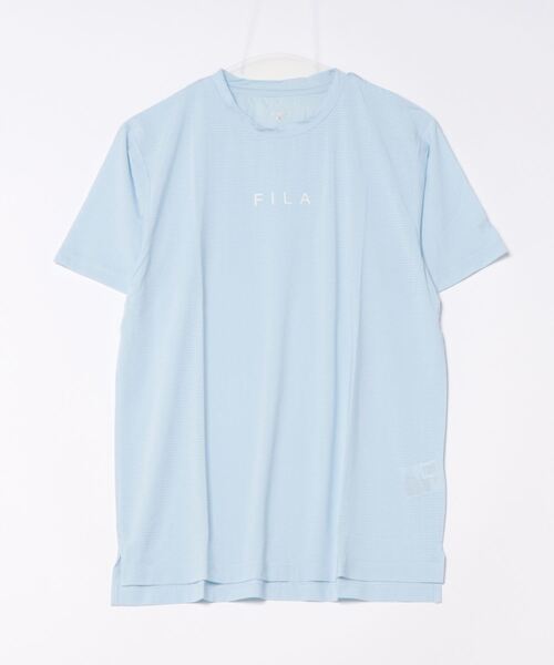 FILA(フィラ)の「FILA/フィラ S/S Tシャツ(Tシャツ/カットソー・メンズ・ネイビー/ブラック/サックスブルー/グリーン・LL/L/M)」の4枚目の写真