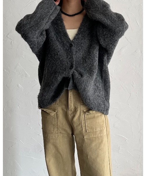 セール】モヘアニットカーディガン（ニット/セーター）｜leimn