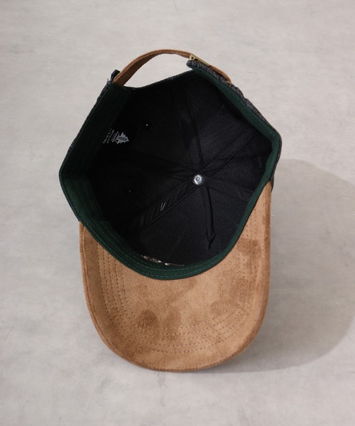 Woods（ウッズ）の「WOODS WOODSスウェードデニムコンビCAP（キャップ・メンズ・ブラック系1/ブラック/ネイビー・FREE）」の15枚目の写真