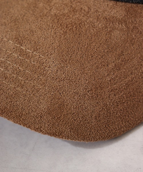 Woods（ウッズ）の「WOODS WOODSスウェードデニムコンビCAP（キャップ・メンズ・ブラック系1/ブラック/ネイビー・FREE）」の11枚目の写真