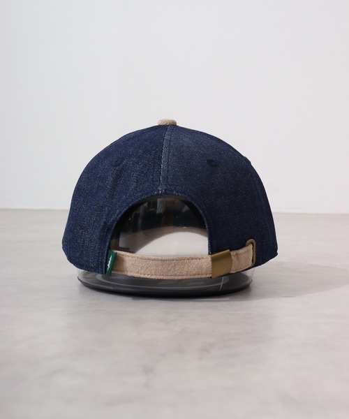 Woods（ウッズ）の「WOODS WOODSスウェードデニムコンビCAP（キャップ・メンズ・ブラック系1/ブラック/ネイビー・FREE）」の17枚目の写真