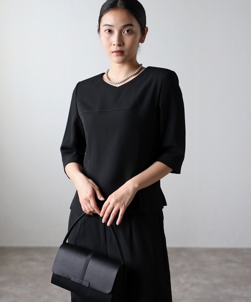 セール】ブラックフォーマル3点スーツ（パンツ）【喪服・礼服