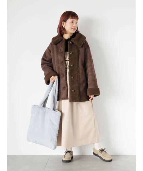 ehka sopo(エヘカソポ)の「ファートート(ハンドバッグ・レディース・モカ/グレー・F)」の5枚目の写真