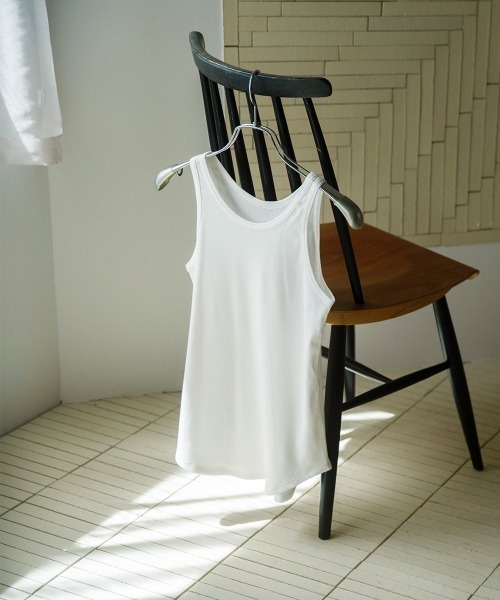 sail(サイル)の「【販売終了】【sail】タンクトップ 小さいサイズ【低身長・小柄女性向けサイズ】(タンクトップ・レディース・オフホワイト・01)」の1枚目の写真