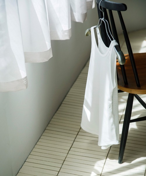 sail(サイル)の「【販売終了】【sail】タンクトップ 小さいサイズ【低身長・小柄女性向けサイズ】(タンクトップ・レディース・オフホワイト・01)」の8枚目の写真