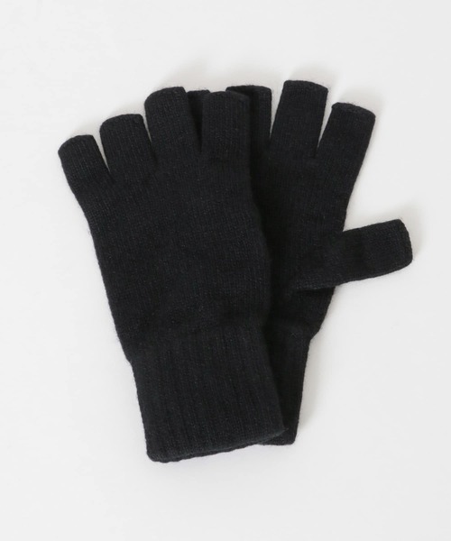 WILLIAM BRUNTON(ウィリアムブラントン)の「William Brunton Hand Knits CashmereFingerlessGlove(手袋・メンズ・ブラウン系その他/グレー/ブラック・-)」の5枚目の写真