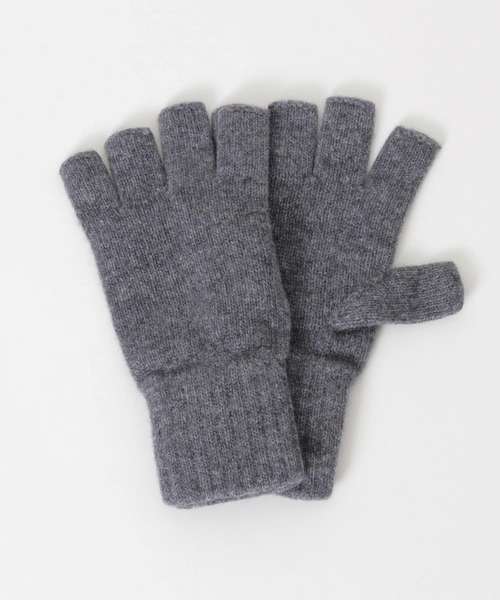 WILLIAM BRUNTON(ウィリアムブラントン)の「William Brunton Hand Knits CashmereFingerlessGlove(手袋・メンズ・ブラウン系その他/グレー/ブラック・-)」の6枚目の写真