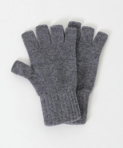 WILLIAM BRUNTON(ウィリアムブラントン)の「William Brunton Hand Knits CashmereFingerlessGlove(手袋・メンズ・ブラウン系その他/グレー/ブラック・-)」の7枚目の写真