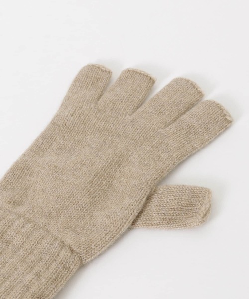 WILLIAM BRUNTON(ウィリアムブラントン)の「William Brunton Hand Knits CashmereFingerlessGlove(手袋・メンズ・ブラウン系その他/グレー/ブラック・-)」の10枚目の写真