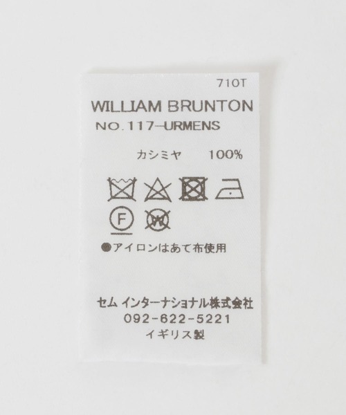 WILLIAM BRUNTON(ウィリアムブラントン)の「William Brunton Hand Knits CashmereFingerlessGlove(手袋・メンズ・ブラウン系その他/グレー/ブラック・-)」の12枚目の写真