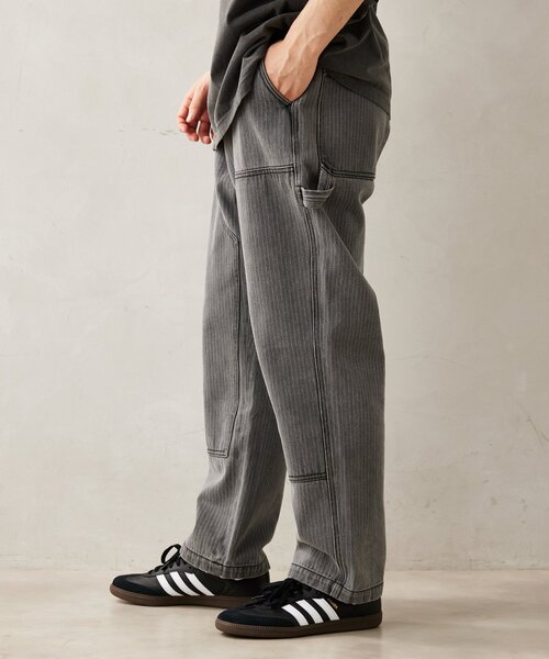 JOURNAL STANDARD relume(ジャーナルスタンダード レリューム)の「Relume Jeans ウォバッシュストライプ ダブル二―デニム(デニムパンツ・メンズ・ブルー系その他/ブラック・LARGE/MEDIUM)」の13枚目の写真