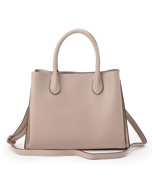 grove（グローブ）の「◆【雑誌掲載/人間工学/セレモニー/お仕事】中仕切り2WAYトート（トートバッグ・レディース・ブラウン系/ベージュ/ブラック/サックスブルー系7/ライトグレー/ピンク系その他・00）」の20枚目の写真