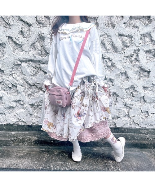 PINK HOUSE（ピンクハウス）の「リボンコードロゴ刺繍入りスウェット