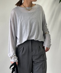 un dix cors | シアーシンプルカットソー(Tシャツ/カットソー)