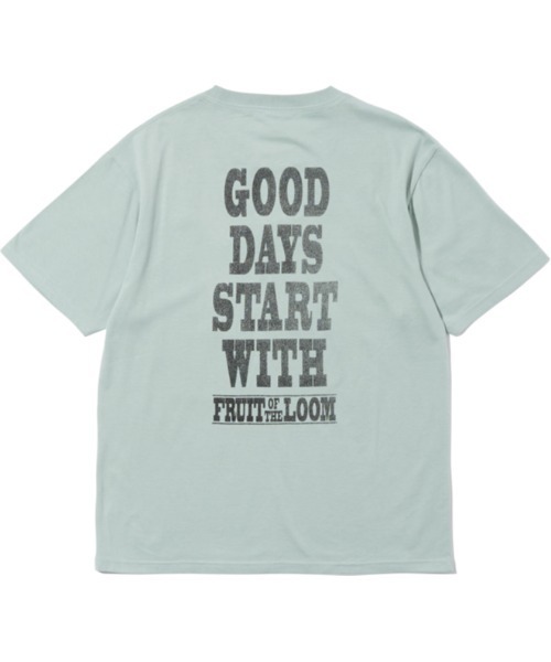 FRUIT OF THE LOOM(フルーツオブザルーム)の「【FRUIT OF THE LOOM/フルーツオブザルーム】FTL×スヌーピー 表ピーチ起毛T-a(Tシャツ/カットソー・メンズ・サックスブルー/アイボリー・L/M)」の3枚目の写真