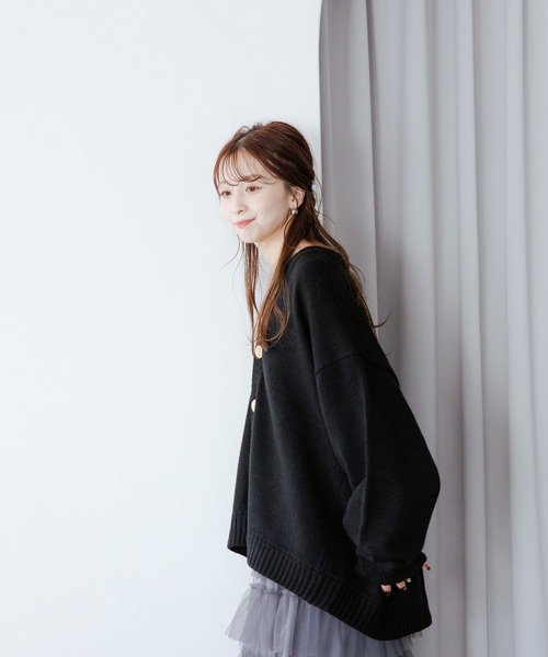 JUNIOR】YUMASUDAニットカーディガン 102357