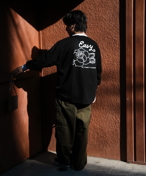 JACKROSE(ジャックローズ)の「JE-RINGER ROSE LS TEE(Tシャツ/カットソー・メンズ・ライトグレー/ブラック・M/L)」の16枚目の写真