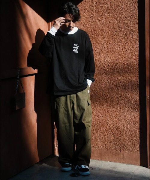 JACKROSE(ジャックローズ)の「JE-RINGER ROSE LS TEE(Tシャツ/カットソー・メンズ・ライトグレー/ブラック・M/L)」の14枚目の写真