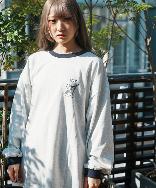 JACKROSE(ジャックローズ)の「JE-RINGER ROSE LS TEE(Tシャツ/カットソー・メンズ・ライトグレー/ブラック・M/L)」の10枚目の写真