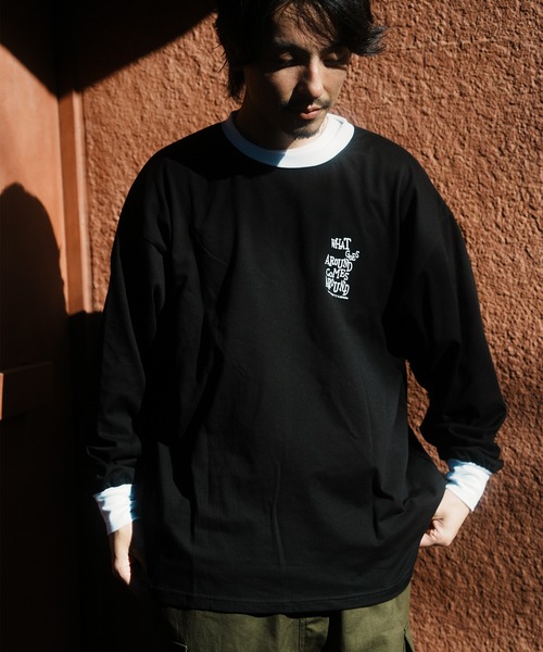 JACKROSE(ジャックローズ)の「JE-RINGER ROSE LS TEE(Tシャツ/カットソー・メンズ・ライトグレー/ブラック・M/L)」の6枚目の写真