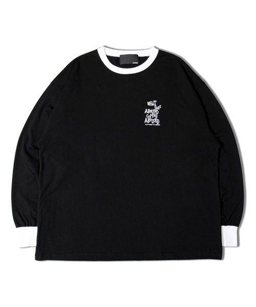 JACKROSE(ジャックローズ)の「JE-RINGER ROSE LS TEE(Tシャツ/カットソー・メンズ・ライトグレー/ブラック・M/L)」の9枚目の写真