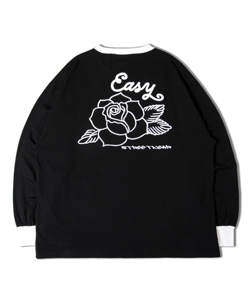 JACKROSE(ジャックローズ)の「JE-RINGER ROSE LS TEE(Tシャツ/カットソー・メンズ・ライトグレー/ブラック・M/L)」の12枚目の写真