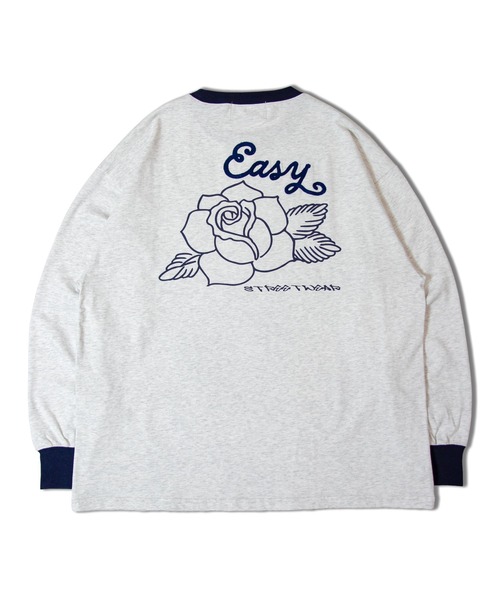 JACKROSE(ジャックローズ)の「JE-RINGER ROSE LS TEE(Tシャツ/カットソー・メンズ・ライトグレー/ブラック・M/L)」の5枚目の写真