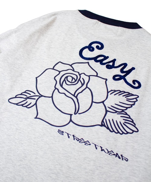 JACKROSE(ジャックローズ)の「JE-RINGER ROSE LS TEE(Tシャツ/カットソー・メンズ・ライトグレー/ブラック・M/L)」の8枚目の写真