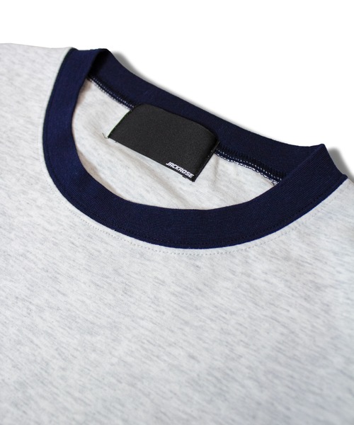 JACKROSE(ジャックローズ)の「JE-RINGER ROSE LS TEE(Tシャツ/カットソー・メンズ・ライトグレー/ブラック・M/L)」の21枚目の写真