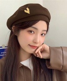 ハンチング/ベレー帽（ブラウン/茶色系）ファッション通販