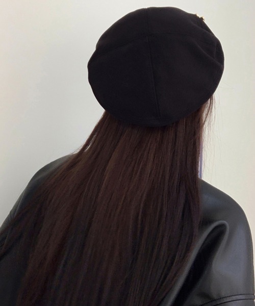 Miniministore（ミニミニストア）の「ベレー帽 レディース帽子 春秋冬 3色（ハンチング/ベレー帽・レディース・ベージュ/ブラック/ブラウン・FREE）」の13枚目の写真
